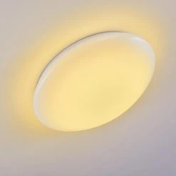 Hofstein Brighton Deckenleuchte LED Wei&szlig;, 1-flammig, Fernbedienung, Farbwechsler -LED Leuchten Verkäufe 2022 brighton deckenleuchte h3010365 do4 17