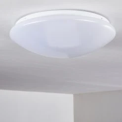 Hofstein Brighton Deckenleuchte LED Wei&szlig;, 1-flammig, Fernbedienung, Farbwechsler -LED Leuchten Verkäufe 2022 brighton deckenleuchte h3010365 do4 20