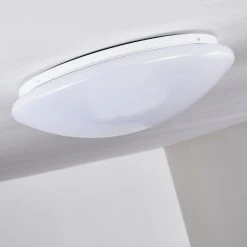 Hofstein Brighton Deckenleuchte LED Wei&szlig;, 1-flammig, Fernbedienung, Farbwechsler -LED Leuchten Verkäufe 2022 brighton deckenleuchte h3010365 do4 23