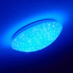 Hofstein Brighton Star Deckenleuchte LED Weiß, 1-flammig, Fernbedienung, Farbwechsler 35 Hofstein Brighton Star Deckenleuchte LED Weiß, 1-flammig, Fernbedienung, Farbwechsler -LED Leuchten Verkäufe 2022 brighton star deckenleuchte h3010310 do4 11