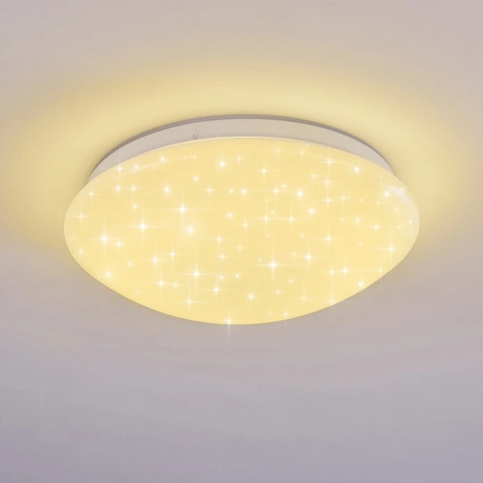 Hofstein Brighton Star Deckenleuchte LED Weiß, 1-flammig, Fernbedienung, Farbwechsler 7 Hofstein Brighton Star Deckenleuchte LED Weiß, 1-flammig, Fernbedienung, Farbwechsler – Bild 7