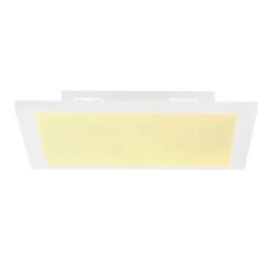 Brilliant Leuchten Brilliant Abie Deckenpaneel LED Weiß, 1-flammig, Fernbedienung, Farbwechsler -LED Leuchten Verkäufe 2022 brilliant abie deckenpaneel g90317 05 2