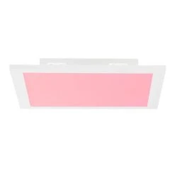 Brilliant Leuchten Brilliant Abie Deckenpaneel LED Weiß, 1-flammig, Fernbedienung, Farbwechsler -LED Leuchten Verkäufe 2022 brilliant abie deckenpaneel g90317 05 3