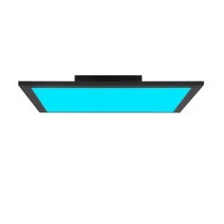 Brilliant Leuchten Brilliant Abie Deckenpanel LED Schwarz, 1-flammig, Fernbedienung -LED Leuchten Verkäufe 2022 brilliant abie deckenpanel g90318 76 4