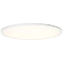 Brilliant Leuchten Brilliant Abie LED Panel Weiß, 1-flammig, Fernbedienung, Farbwechsler -LED Leuchten Verkäufe 2022 brilliant abie led panel g97061 05 12