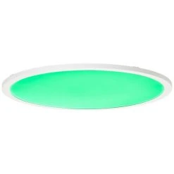 Brilliant Leuchten Brilliant Abie LED Panel Weiß, 1-flammig, Fernbedienung, Farbwechsler -LED Leuchten Verkäufe 2022 brilliant abie led panel g97061 05 14