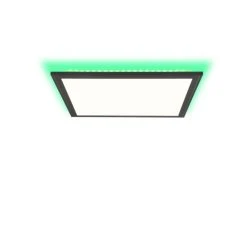 Brilliant Leuchten Brilliant Allie Deckenpanel LED Schwarz, 1-flammig, Fernbedienung -LED Leuchten Verkäufe 2022 brilliant allie deckenpanel g96946 76 4