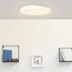 Brilliant Leuchten Brilliant Alon Deckenleuchte LED Wei&szlig;, 1-flammig, Bewegungsmelder -LED Leuchten Verkäufe 2022 brilliant alon deckenleuchte g99788 05 2