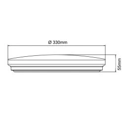 Brilliant Leuchten Brilliant Alon Deckenleuchte LED Wei&szlig;, 1-flammig, Bewegungsmelder -LED Leuchten Verkäufe 2022 brilliant alon deckenleuchte g99788 05 7