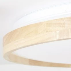 Brilliant Leuchten Brilliant Alson Deckenleuchte LED Braun, Weiß, 1-flammig, Fernbedienung -LED Leuchten Verkäufe 2022 brilliant alson deckenleuchte g99787 75 4