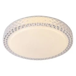 Brilliant Leuchten Brilliant Badria Deckenleuchte LED Weiß, 1-flammig, Fernbedienung