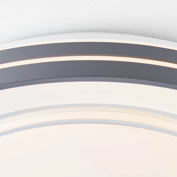 Brilliant Leuchten Brilliant Barty Deckenleuchte LED Grau, 1-flammig 3 Brilliant Leuchten Brilliant Barty Deckenleuchte LED Grau, 1-flammig – Bild 3