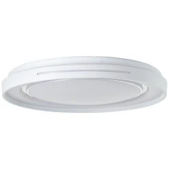 Brilliant Leuchten Brilliant Barty Deckenleuchte LED Chrom, Weiß, 1-flammig, Fernbedienung -LED Leuchten Verkäufe 2022 brilliant barty deckenleuchte g97158 75 3