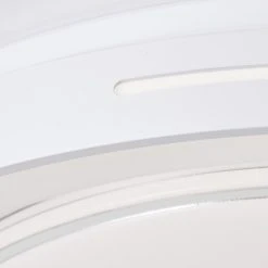 Brilliant Leuchten Brilliant Barty Deckenleuchte LED Chrom, Weiß, 1-flammig, Fernbedienung -LED Leuchten Verkäufe 2022 brilliant barty deckenleuchte g97158 75 4