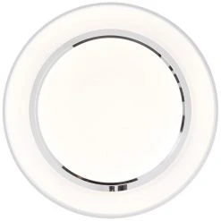 Brilliant Leuchten Brilliant Barty Deckenleuchte LED Chrom, Weiß, 1-flammig, Fernbedienung -LED Leuchten Verkäufe 2022 brilliant barty deckenleuchte g97158 75 6