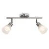 Brilliant Leuchten Brilliant Bethany Spotbalken LED Chrom, 2-flammig