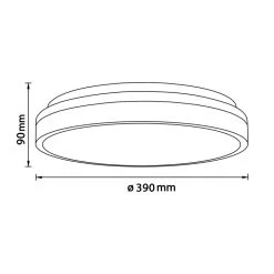 Brilliant Leuchten Brilliant Brodsky Deckenleuchte LED Braun, Weiß, 1-flammig -LED Leuchten Verkäufe 2022 brilliant brodsky deckenleuchte g99790 75 7