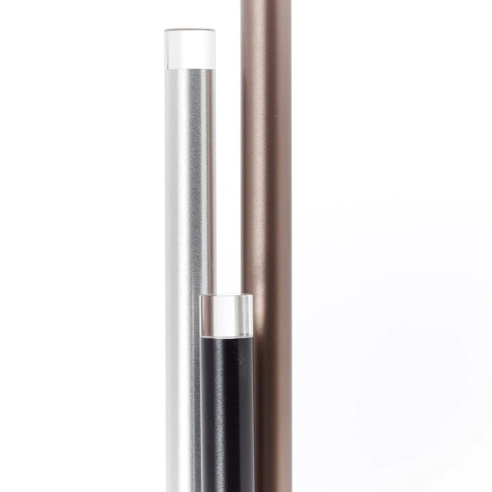 Brilliant Leuchten Brilliant Cembalo Stehlampe LED Schwarz, Silber, Braun, 3-flammig 6 Brilliant Leuchten Brilliant Cembalo Stehlampe LED Schwarz, Silber, Braun, 3-flammig – Bild 6