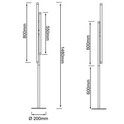 Brilliant Leuchten Brilliant Cembalo Stehlampe LED Schwarz, Silber, Braun, 3-flammig 13 Brilliant Leuchten Brilliant Cembalo Stehlampe LED Schwarz, Silber, Braun, 3-flammig -LED Leuchten Verkäufe 2022 brilliant cembalo stehlampe g93155 21 6