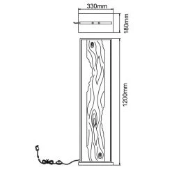 Brilliant Leuchten Brilliant Chaumont Stehlampe LED Schwarz, Naturfarben, 1-flammig -LED Leuchten Verkäufe 2022 brilliant chaumont stehlampe g94542 76 9