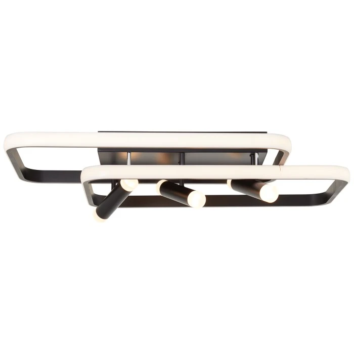 Brilliant Leuchten Brilliant Dalida Deckenleuchte LED Schwarz, 1-flammig, Fernbedienung 1 Brilliant Leuchten Brilliant Dalida Deckenleuchte LED Schwarz, 1-flammig, Fernbedienung