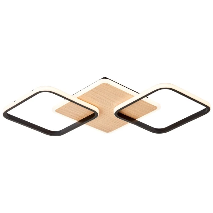 Brilliant Leuchten Brilliant Dennet Deckenleuchte LED Schwarz, Braun, 1-flammig 9 Brilliant Leuchten Brilliant Dennet Deckenleuchte LED Schwarz, Braun, 1-flammig – Bild 9