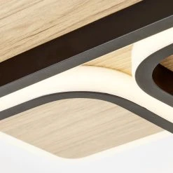 Brilliant Leuchten Brilliant Dennet Deckenleuchte LED Schwarz, Braun, 1-flammig -LED Leuchten Verkäufe 2022 brilliant dennet deckenleuchte g99751 76 4