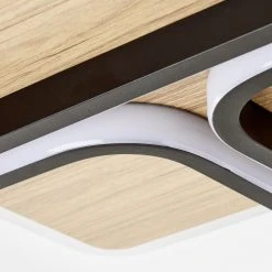 Brilliant Leuchten Brilliant Dennet Deckenleuchte LED Schwarz, Braun, 1-flammig -LED Leuchten Verkäufe 2022 brilliant dennet deckenleuchte g99751 76 5