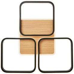 Brilliant Leuchten Brilliant Dennet Deckenleuchte LED Schwarz, Braun, 1-flammig -LED Leuchten Verkäufe 2022 brilliant dennet deckenleuchte g99751 76 6