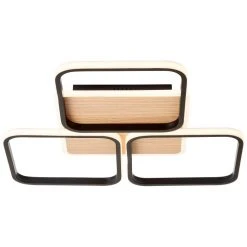 Brilliant Leuchten Brilliant Dennet Deckenleuchte LED Schwarz, Braun, 1-flammig -LED Leuchten Verkäufe 2022 brilliant dennet deckenleuchte g99751 76 8