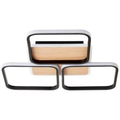 Brilliant Leuchten Brilliant Dennet Deckenleuchte LED Schwarz, Braun, 1-flammig -LED Leuchten Verkäufe 2022 brilliant dennet deckenleuchte g99751 76 9