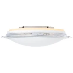 Brilliant Leuchten Brilliant Dinos Deckenleuchte LED Silber, 1-flammig, Fernbedienung, Farbwechsler -LED Leuchten Verkäufe 2022 brilliant dinos deckenleuchte g97040 58 13