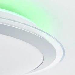 Brilliant Leuchten Brilliant Dinos Deckenleuchte LED Silber, 1-flammig, Fernbedienung, Farbwechsler -LED Leuchten Verkäufe 2022 brilliant dinos deckenleuchte g97040 58 4