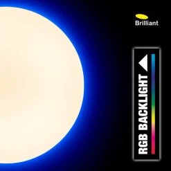 Brilliant Leuchten Brilliant Edna Deckenleuchte LED Chrom, 1-flammig, Fernbedienung, Farbwechsler 53 Brilliant Leuchten Brilliant Edna Deckenleuchte LED Chrom, 1-flammig, Fernbedienung, Farbwechsler -LED Leuchten Verkäufe 2022 brilliant edna deckenleuchte g97046 15 25