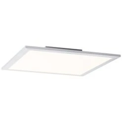 Brilliant Leuchten Brilliant Flat Deckenpanel LED Silber, 1-flammig, Fernbedienung -LED Leuchten Verkäufe 2022 brilliant flat deckenpanel g99510 58 10