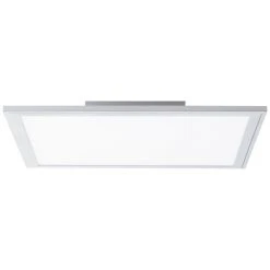 Brilliant Leuchten Brilliant Flat Deckenpanel LED Silber, 1-flammig, Fernbedienung -LED Leuchten Verkäufe 2022 brilliant flat deckenpanel g99510 58 3