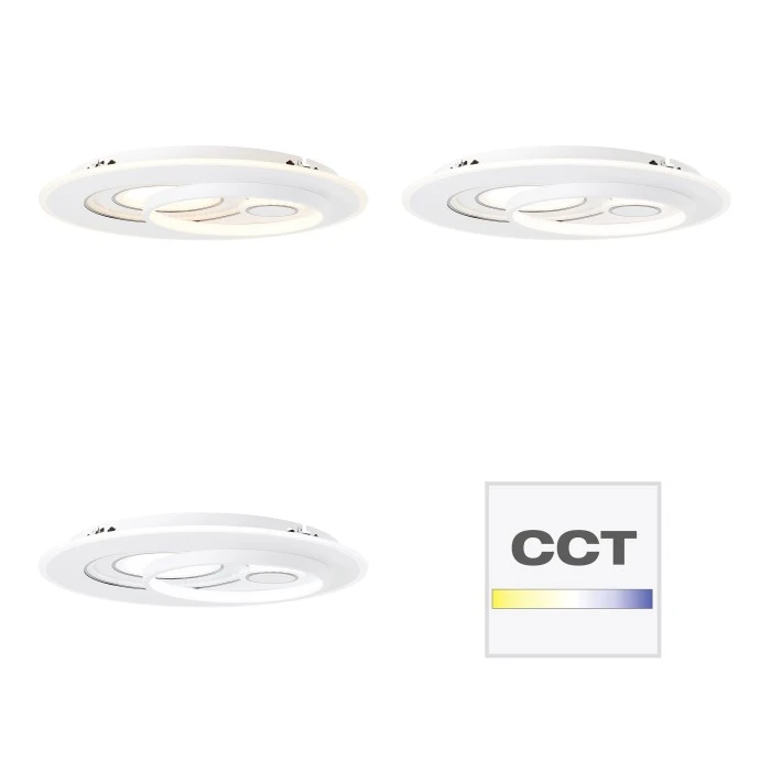 Brilliant Leuchten Brilliant Furtado Deckenleuchte LED Schwarz, Weiß, 1-flammig, Fernbedienung 4 Brilliant Leuchten Brilliant Furtado Deckenleuchte LED Schwarz, Weiß, 1-flammig, Fernbedienung – Bild 4