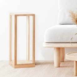 Brilliant Leuchten Brilliant Gringer Stehleuchte LED Holz hell, 1-flammig -LED Leuchten Verkäufe 2022 brilliant gringer stehleuchte g93110 35 8