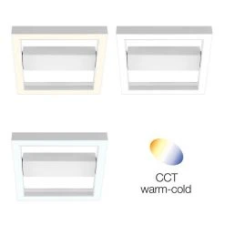 Brilliant Leuchten Brilliant Icarus Deckenleuchte LED Weiß, 1-flammig, Fernbedienung, Farbwechsler -LED Leuchten Verkäufe 2022 brilliant icarus deckenleuchte g99312 75 2