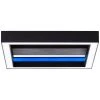 Brilliant Leuchten Brilliant Icarus Deckenleuchte LED Schwarz, 1-flammig, Fernbedienung, Farbwechsler