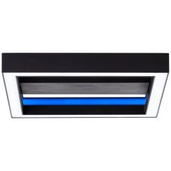 Brilliant Leuchten Brilliant Icarus Deckenleuchte LED Schwarz, 1-flammig, Fernbedienung, Farbwechsler