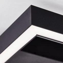 Brilliant Leuchten Brilliant Icarus Deckenleuchte LED Schwarz, 1-flammig, Fernbedienung, Farbwechsler -LED Leuchten Verkäufe 2022 brilliant icarus deckenleuchte g99312 76 5