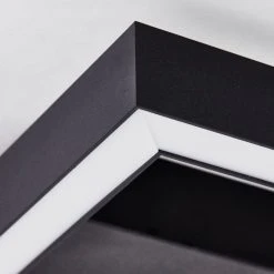 Brilliant Leuchten Brilliant Icarus Deckenleuchte LED Schwarz, 1-flammig, Fernbedienung, Farbwechsler -LED Leuchten Verkäufe 2022 brilliant icarus deckenleuchte g99312 76 6