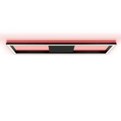 Brilliant Leuchten Brilliant Icarus Deckenleuchte LED Schwarz, 1-flammig, Fernbedienung, Farbwechsler -LED Leuchten Verkäufe 2022 brilliant icarus deckenleuchte g99314 76 10