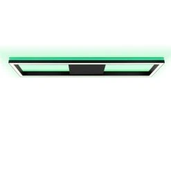 Brilliant Leuchten Brilliant Icarus Deckenleuchte LED Schwarz, 1-flammig, Fernbedienung, Farbwechsler -LED Leuchten Verkäufe 2022 brilliant icarus deckenleuchte g99314 76 11