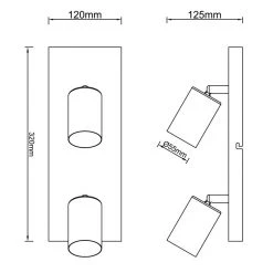 Brilliant Leuchten Brilliant Jello Deckenleuchte LED Schwarz, 2-flammig -LED Leuchten Verkäufe 2022 brilliant jello deckenleuchte g99728 76 6