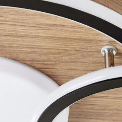 Brilliant Leuchten Brilliant Karney Deckenleuchte LED Schwarz, Braun, 1-flammig -LED Leuchten Verkäufe 2022 brilliant karney deckenleuchte g99749 76 5