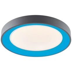 Brilliant Leuchten Brilliant Katia Deckenleuchte LED Grau, 1-flammig, Fernbedienung