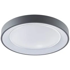 Brilliant Leuchten Brilliant Katia Deckenleuchte LED Grau, 1-flammig, Fernbedienung -LED Leuchten Verkäufe 2022 brilliant katia deckenleuchte hk18926s72 2