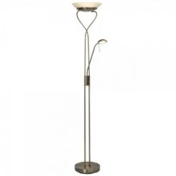 Brilliant Leuchten Ollie Deckenfluter LED Messing, 1-flammig